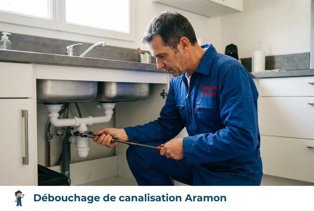 Débouchage de canalisation à Aramon