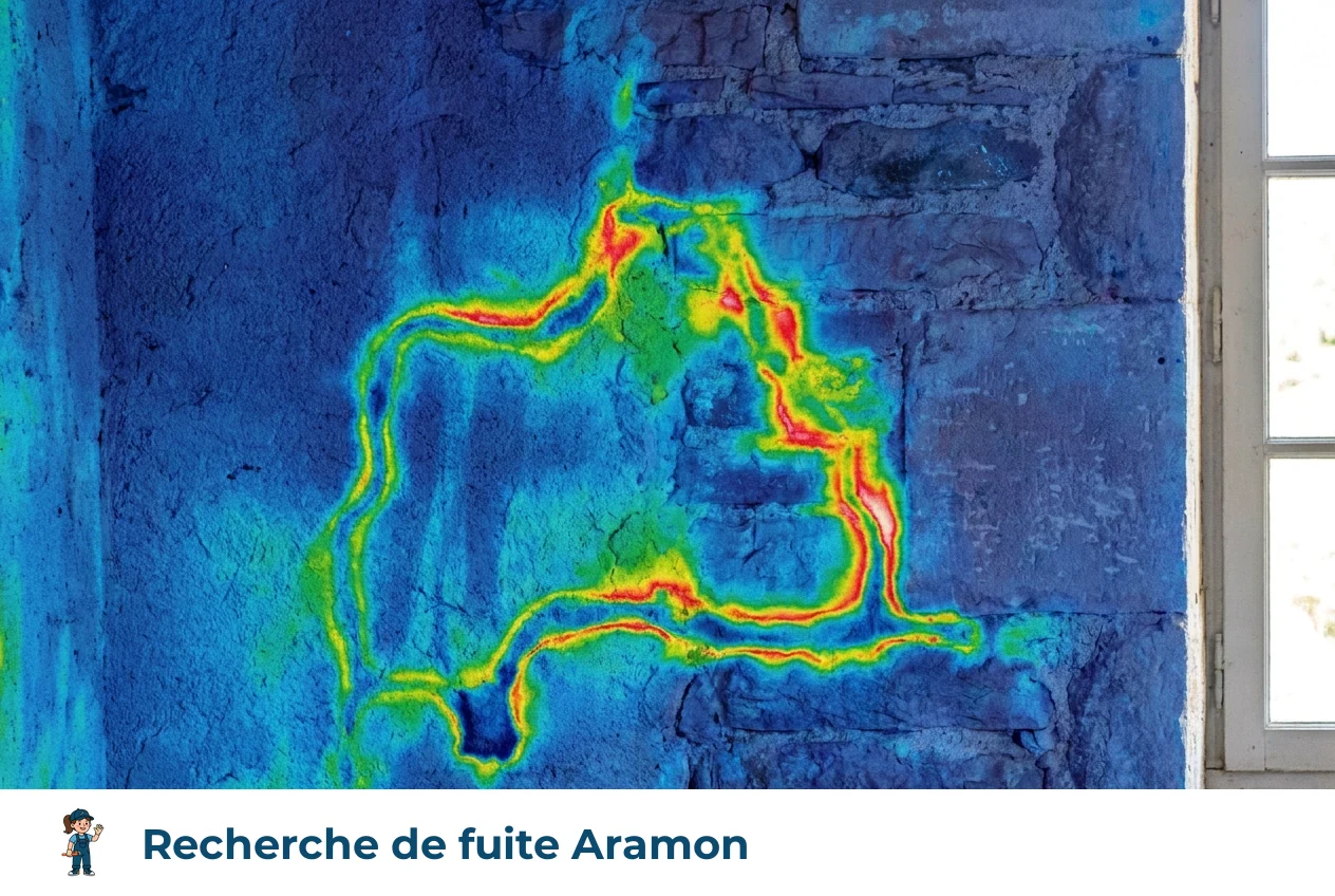 Recherche de fuite à Aramon
