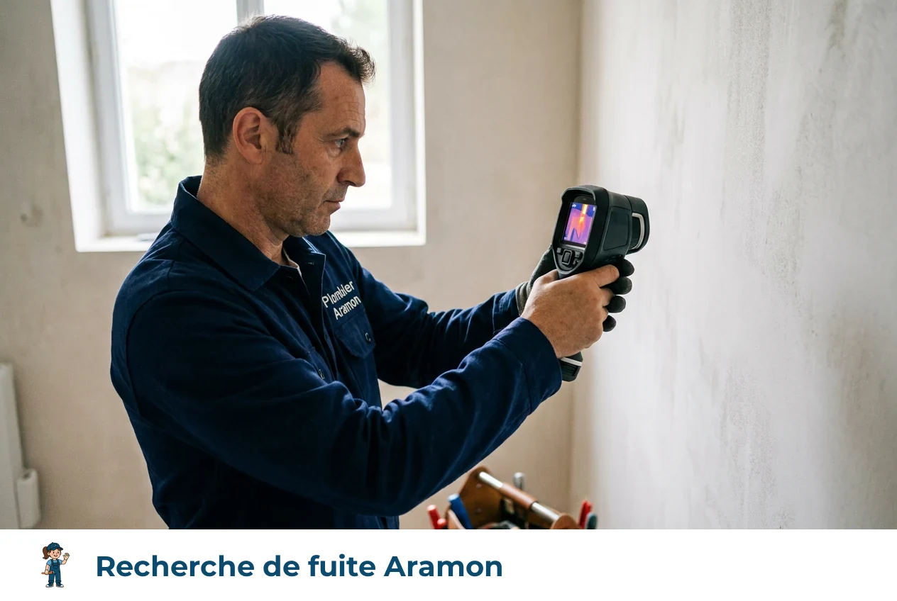 Recherche de fuite à Aramon