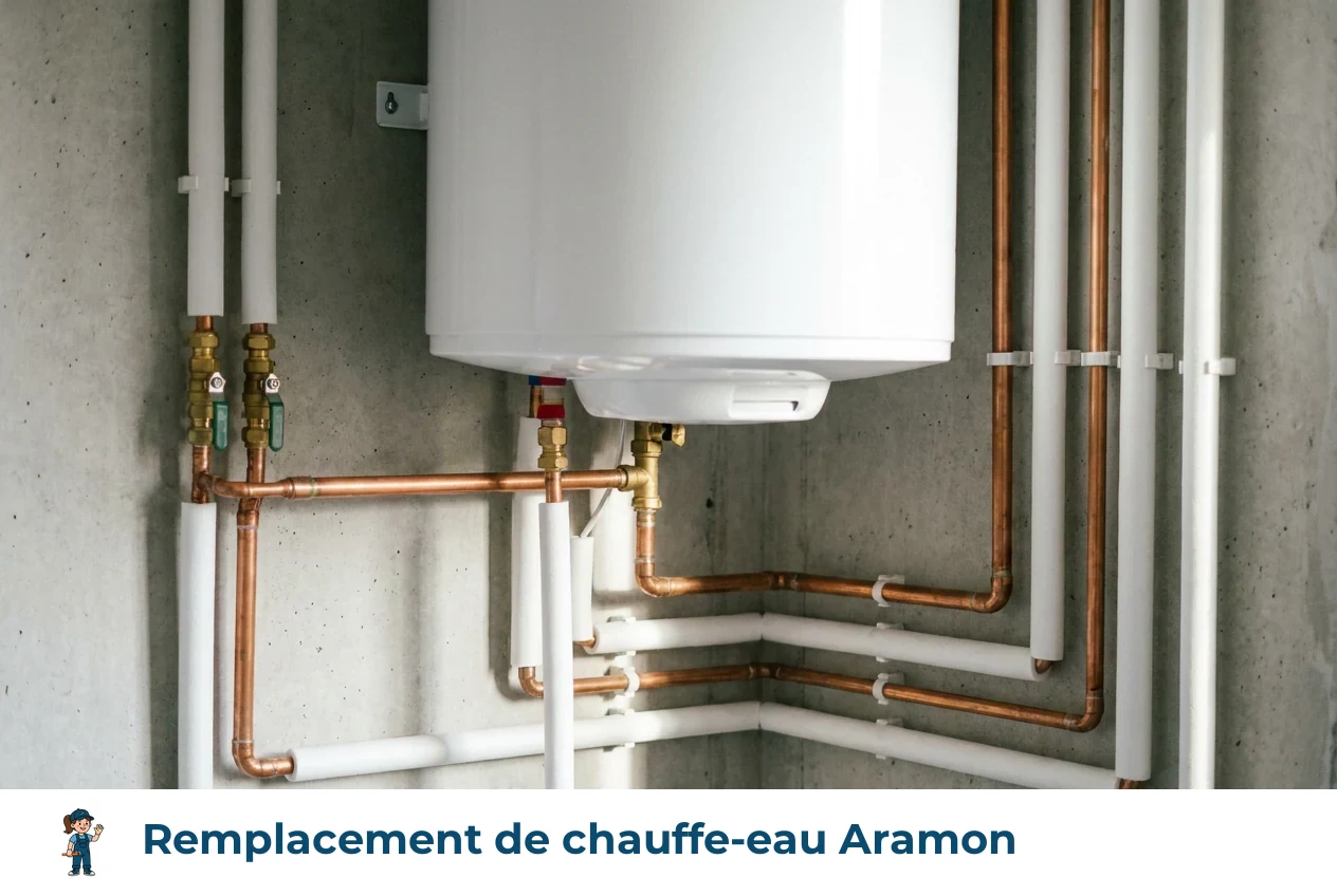 Remplacement de chauffe-eau à Aramon