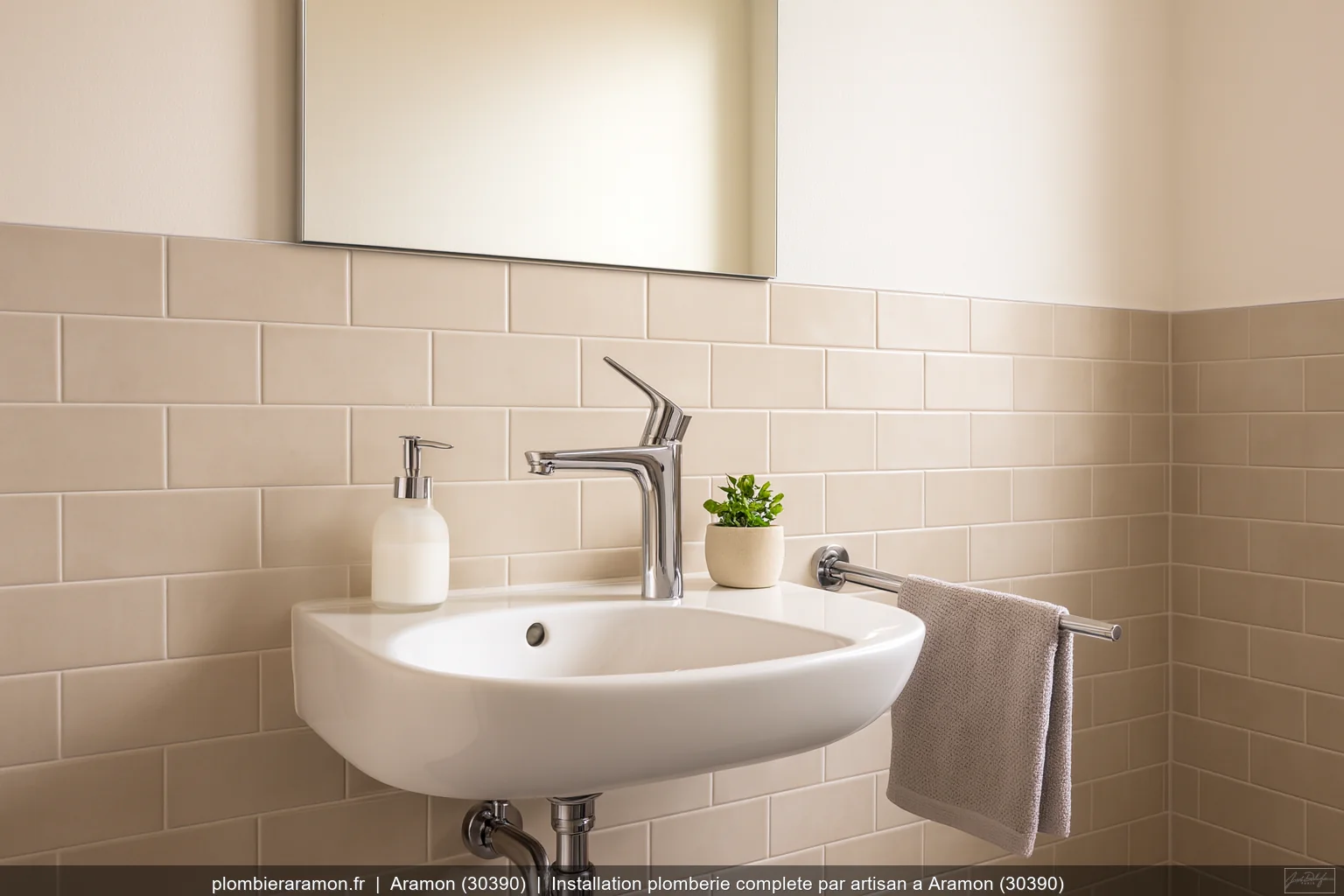 Installation plomberie complete par artisan a Aramon (30390)